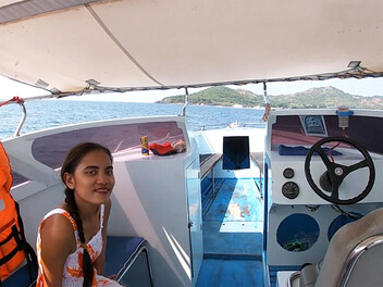 352px x 264px - Rented a boat for a day and had sex on it with his Asian teen girlfriend