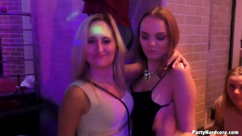 352px x 198px - Horny girls are partying hard and fucking even harder, in the night club,  during the party